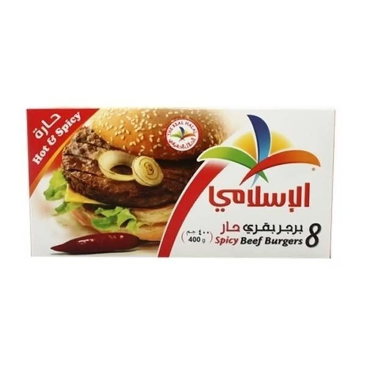 Al Islami Beef Burger Hot & Spicy - 400 g