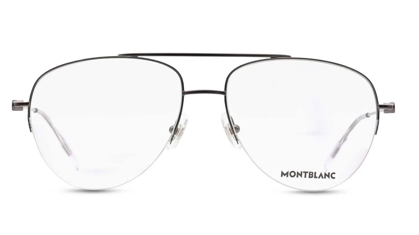 Men Aviator Silver Eyeglass