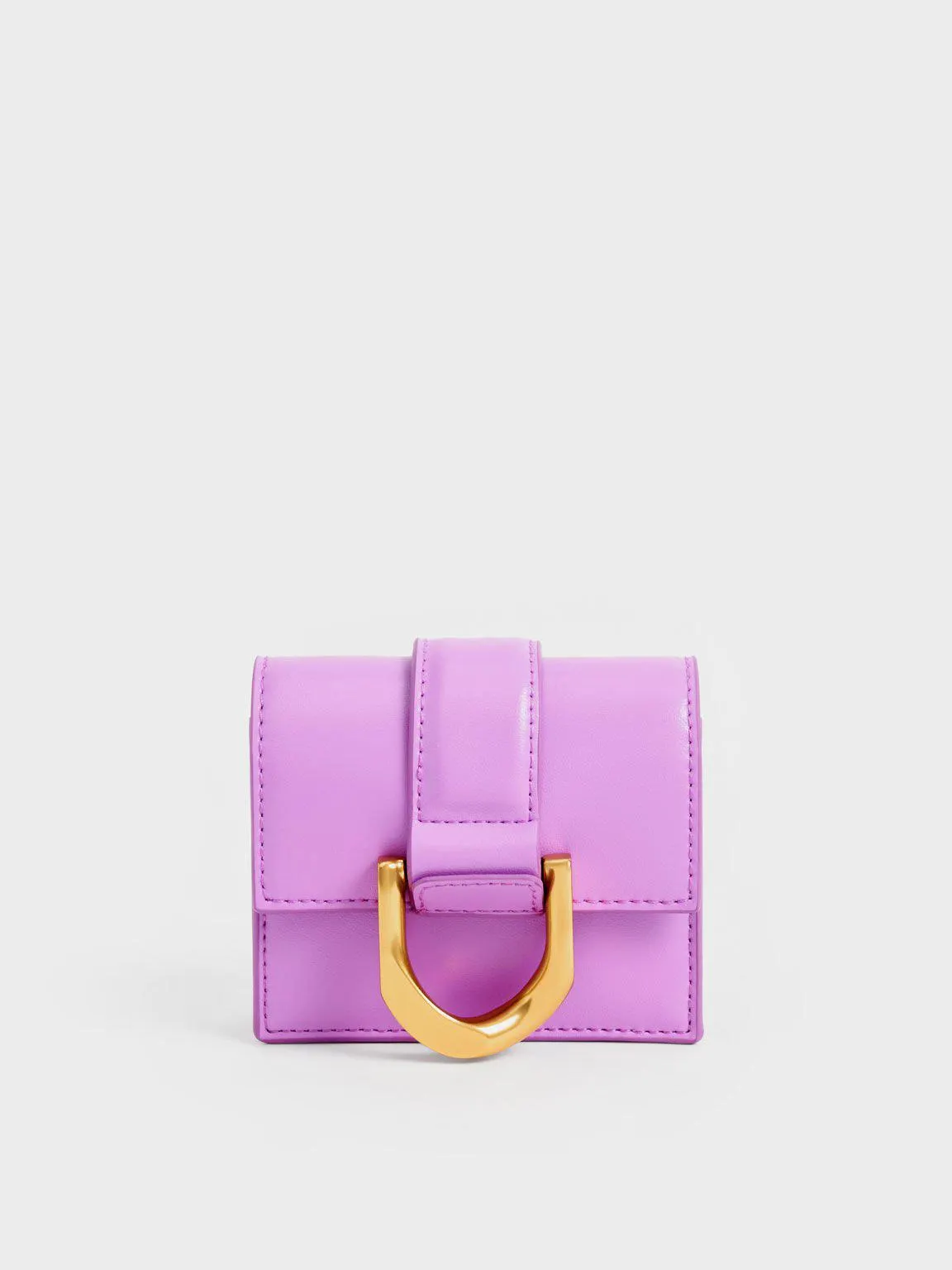 Gabine Chain-Link Card Holder - Violet