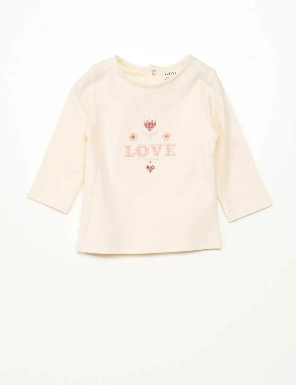 'Love' print T-shirt