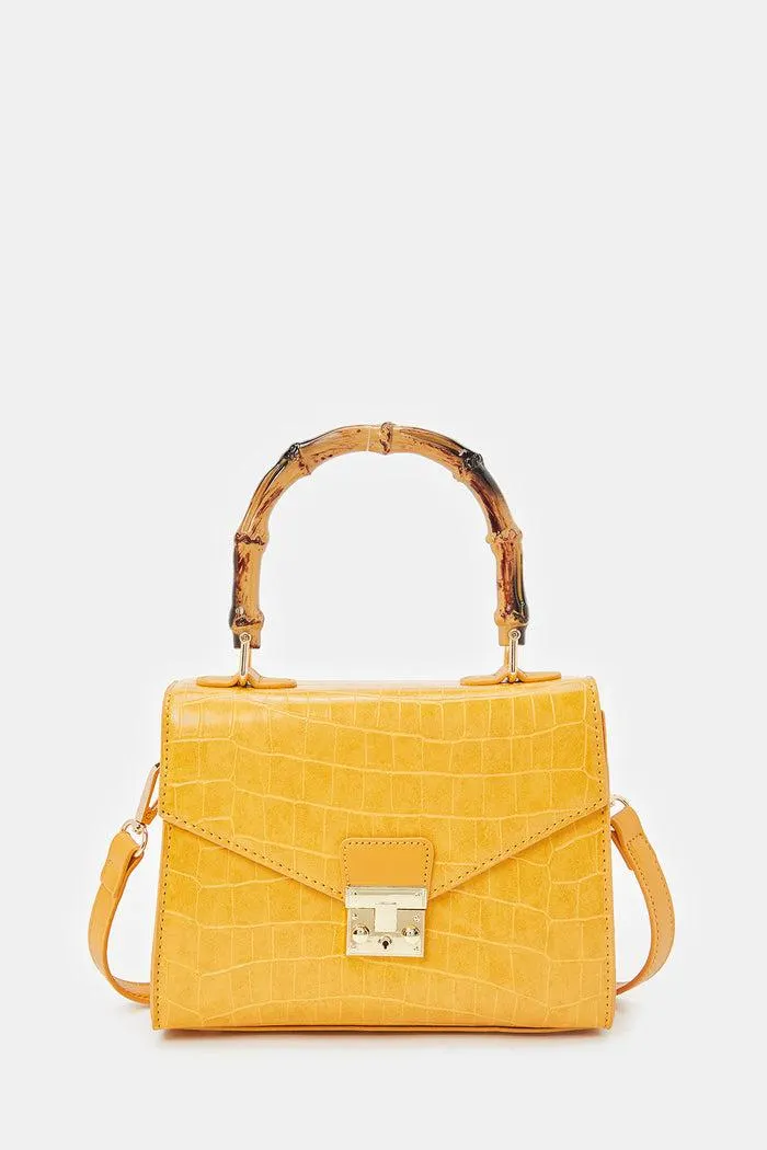 Women Mustard Cross Body Bag