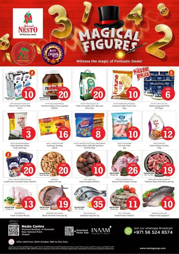 MAGICAL FIGURES NESTO NPT from 28 October to 1 November 2024 - Offers page 1