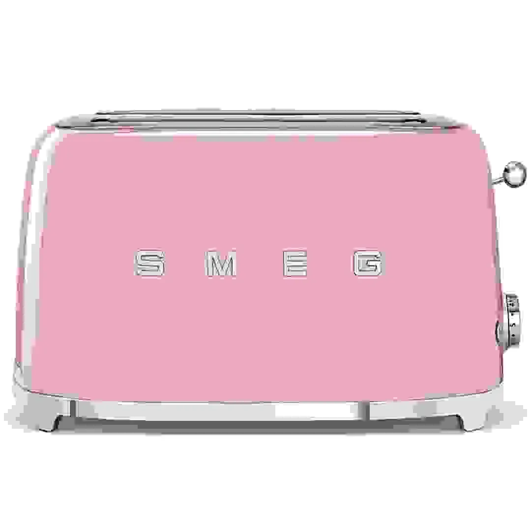 SMEG TSF02PKUK 50s Retro Style Toaster (1500 W, Pink)