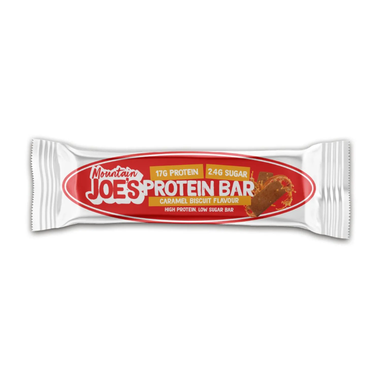 Mountain Joe's Caramel Biscuit Flavour Protein Bar 55 g