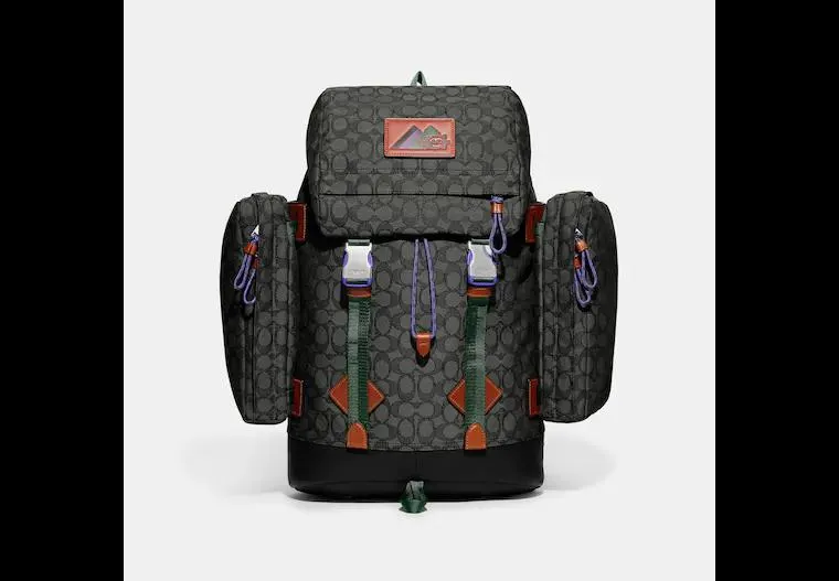 Utility Backpack In Signature Jacquard