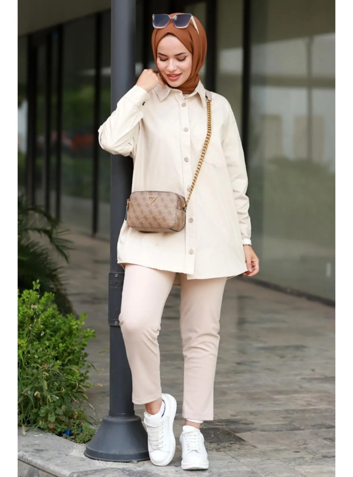 Beige - Tunic