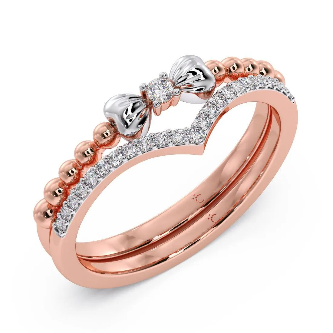 Bow Tie Diamond Ring