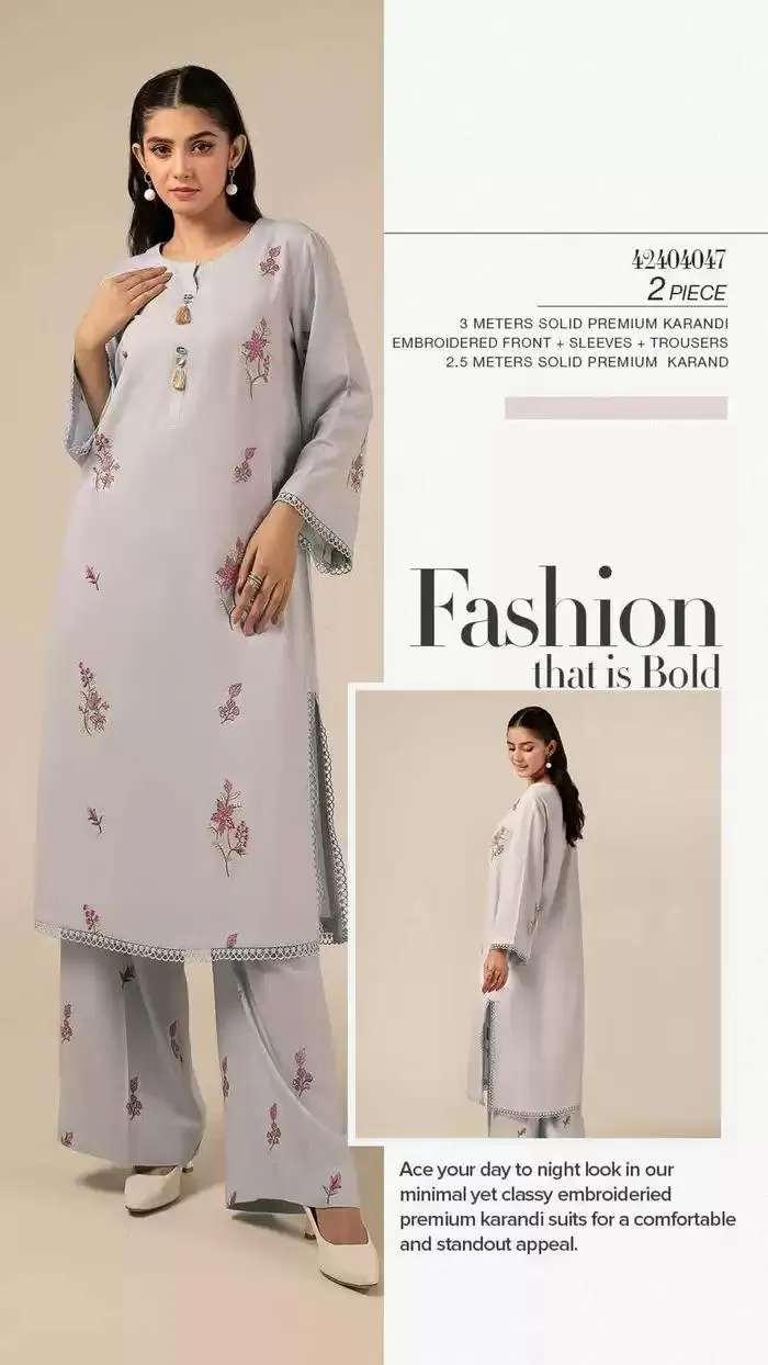 Unstitched Winter'24 from 31 October to 31 December 2024 - Offers page 113