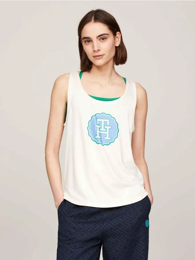 Sport TH Cool Monogram Tank Top