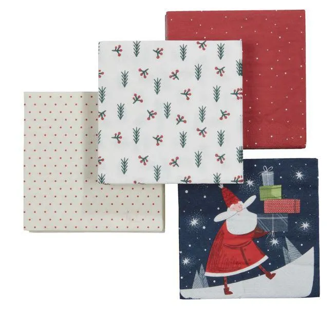 Napkins AKVAMARIN W17xL17 20pcs/pk ass.