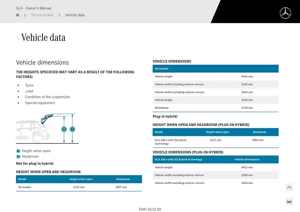 GLA SUV from 14 January to 30 April 2025 - Offers page 828