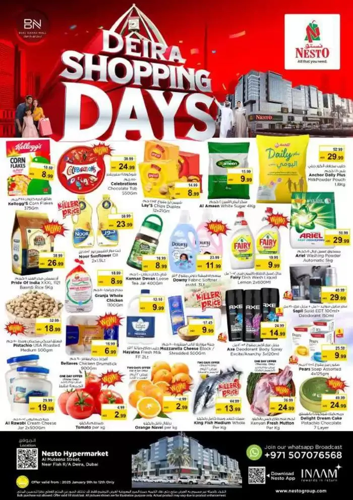 Nesto DEIRA SHOPPING DAYS from 9 January to 13 January 2025 - Offers page 1
