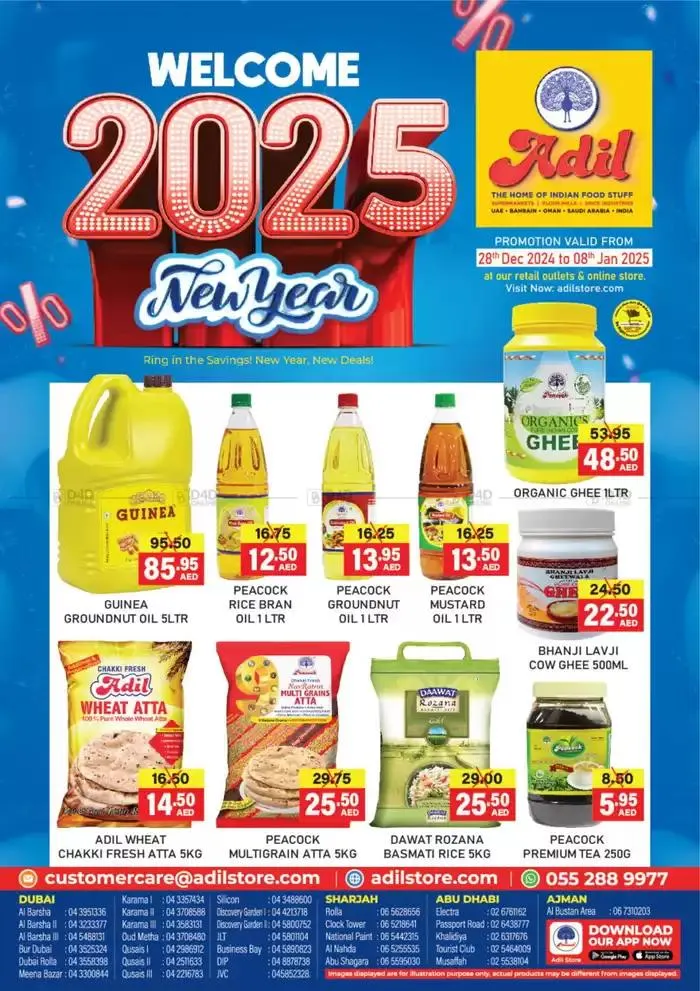 Welcome 2025 from 28 December to 11 January 2025 - Offers page 1