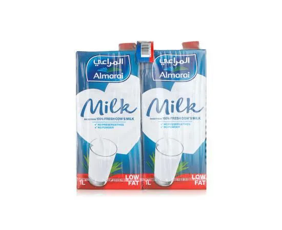Almarai UHT Low Fat Milk - 4 x 1 L