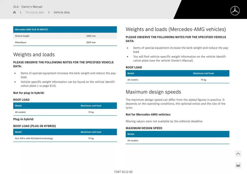 GLA SUV from 14 January to 30 April 2025 - Offers page 830