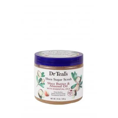 Dr Teal's Shea Sugar Body Scrub Shea Butter & Almond Oil 538g