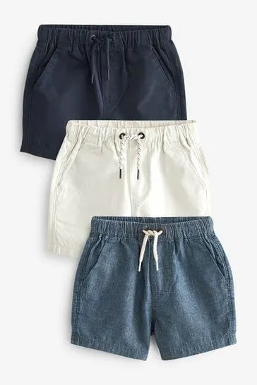 Pull On Shorts 3 Pack (3mths-7yrs)