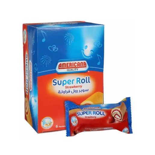 Americana Super Roll Strawberry 60gm 5+1 Free