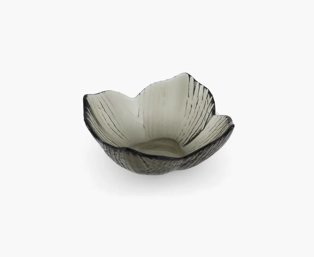 Flower Bowl Sml Gry 9.2X3.6Cm