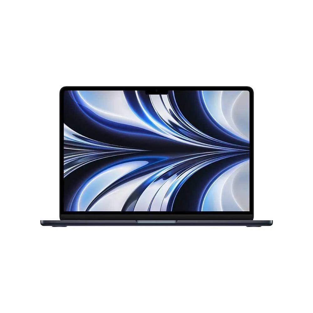 Apple MacBook Air 13" , M2 chip With 8-core CPU and 8-core GPU, 256GB SSD, Midnight, English/Arabic Keyboard
