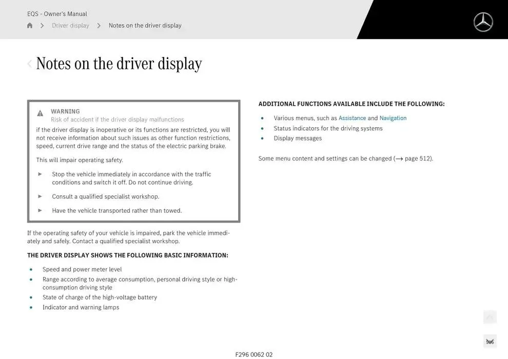 EQS SUV from 14 January to 30 April 2025 - Offers page 506