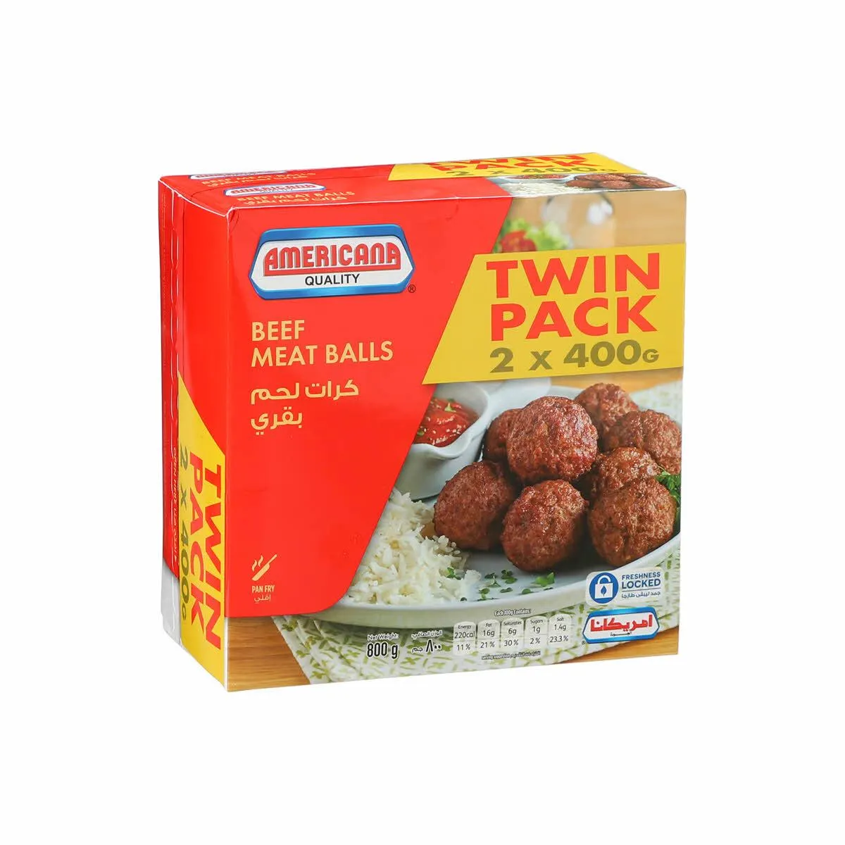 Americana Beef Mt Balls 400gm x 2PCS