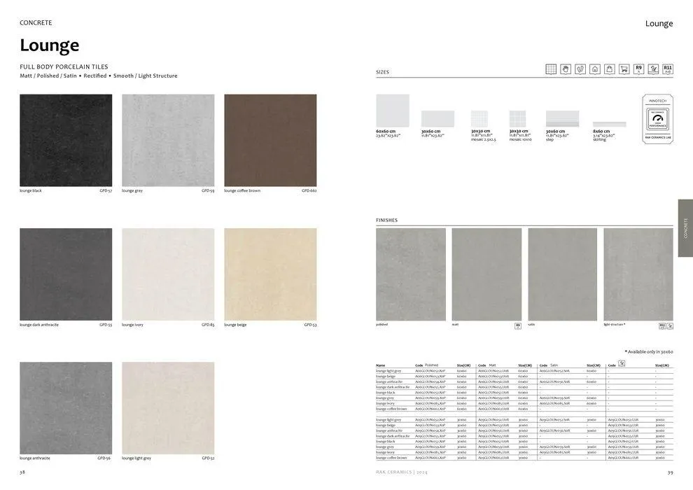 Surfaces Porcelain and Ceramics 2024 from 2 February to 31 December 2024 - Offers page 21