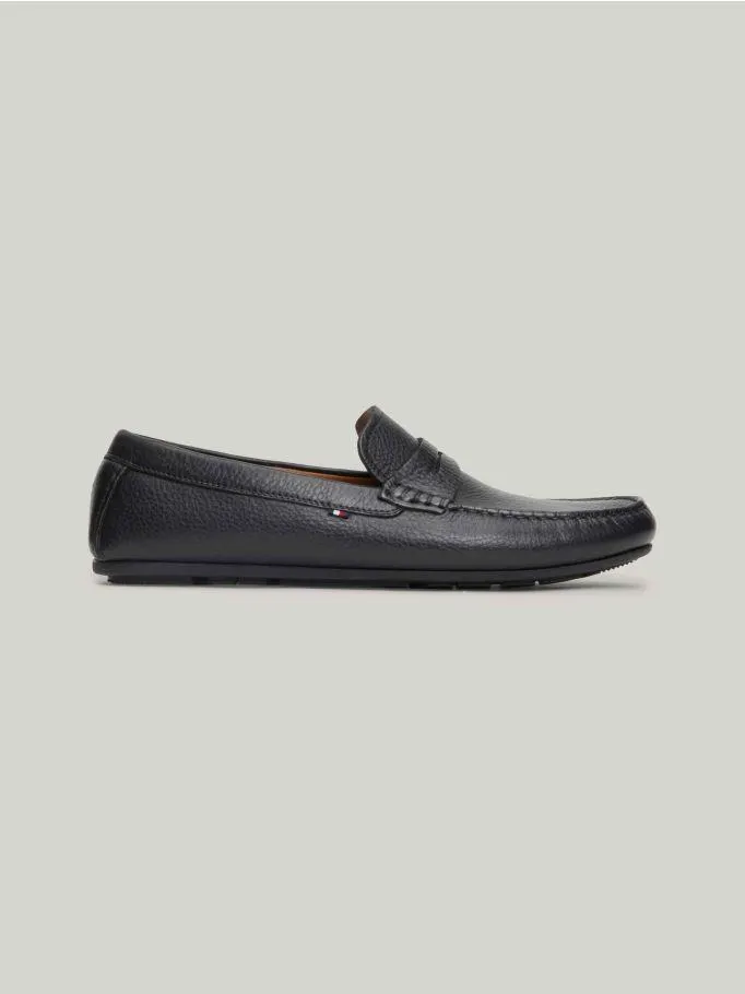 Leather Fine-Cleat Driving Shoes