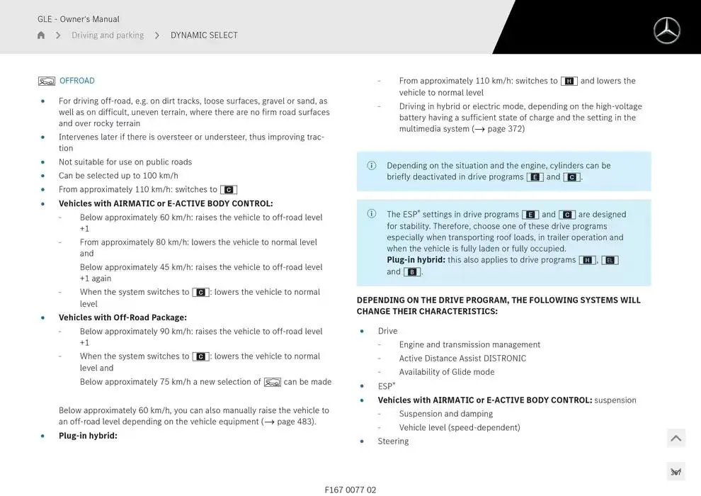 GLE SUV from 14 January to 30 April 2025 - Offers page 367