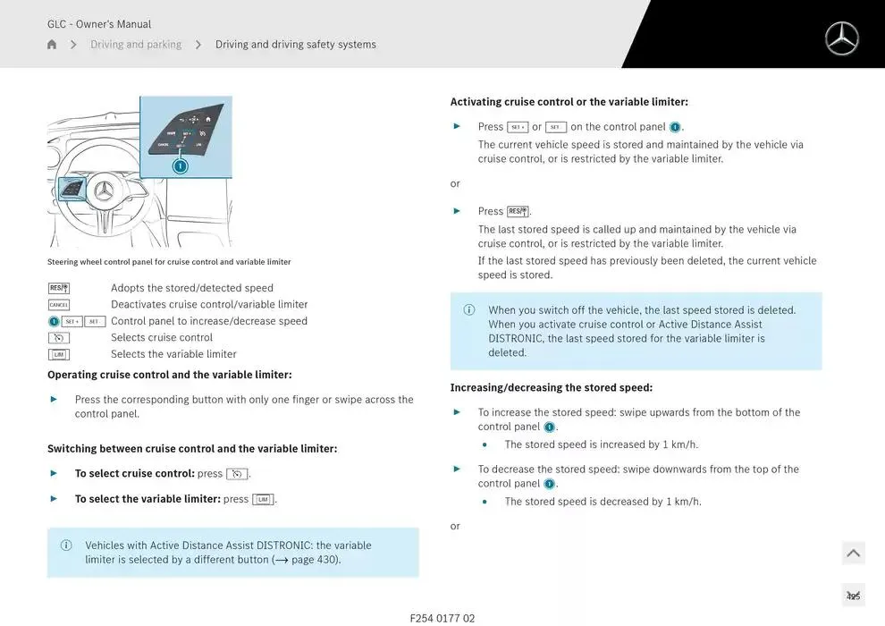 GLC SUV from 14 January to 30 April 2025 - Offers page 425