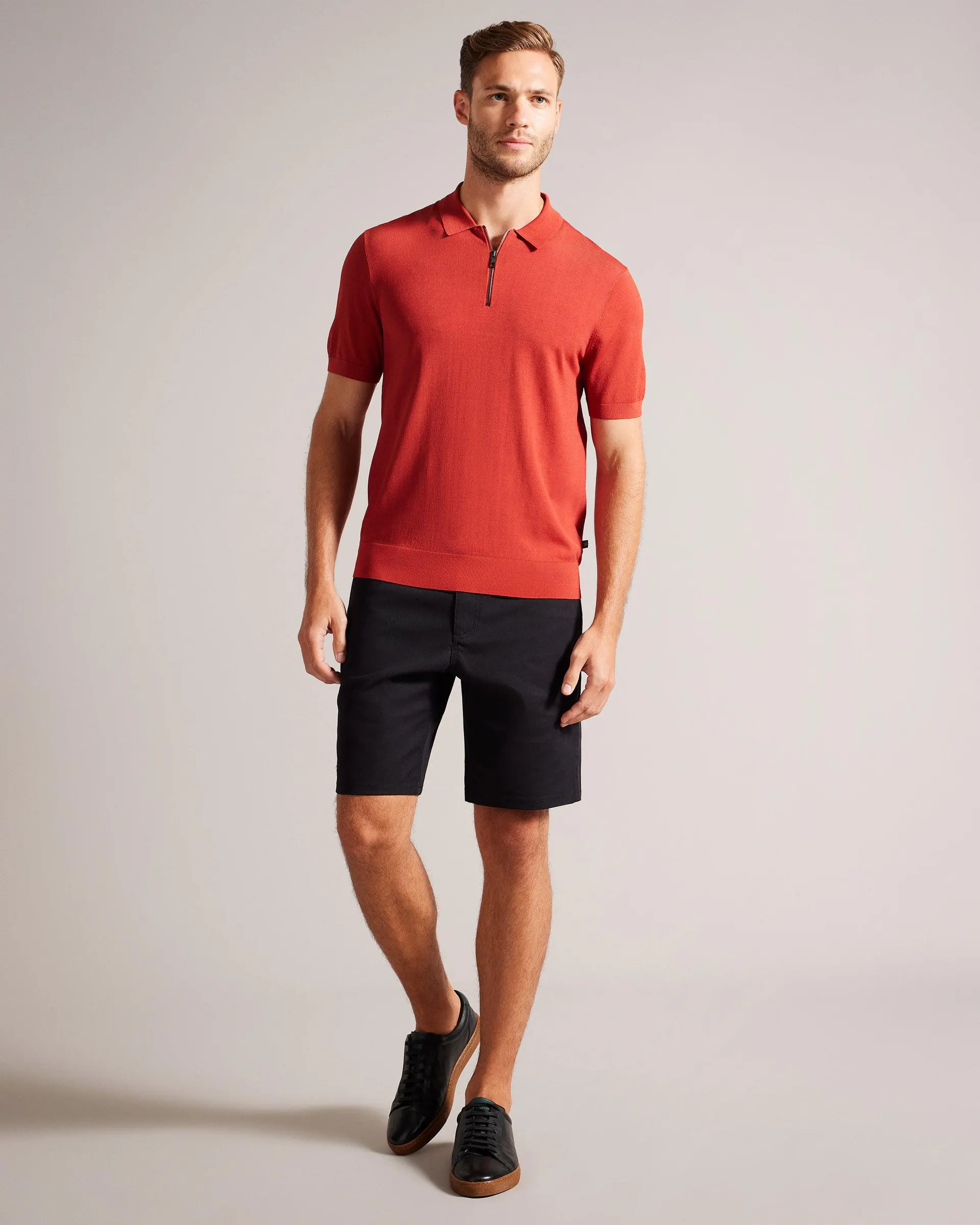 Mansur Twill Shorts Black