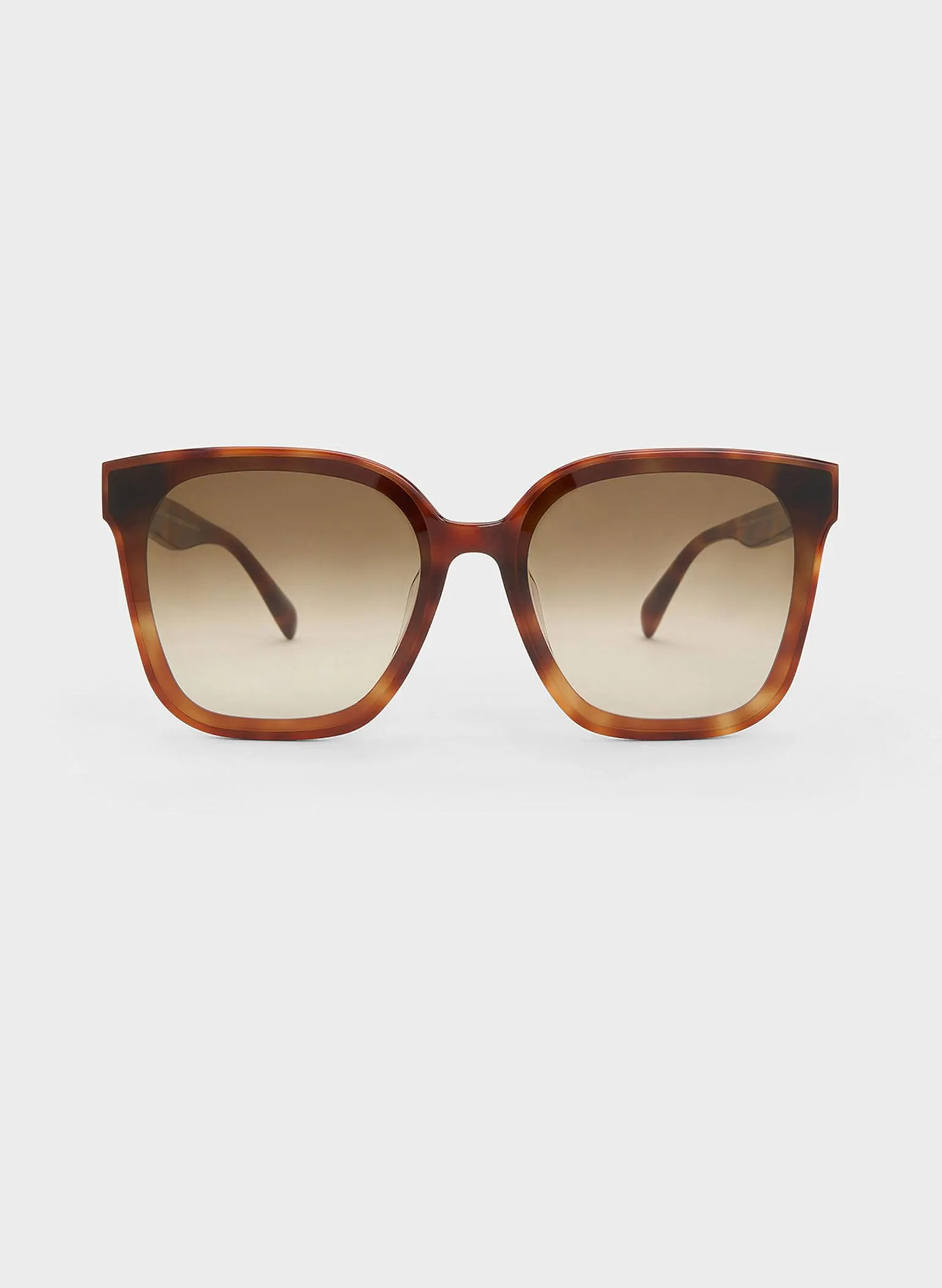 Gabine Tortoiseshell Oversized Butterfly Sunglasses - T. Shell