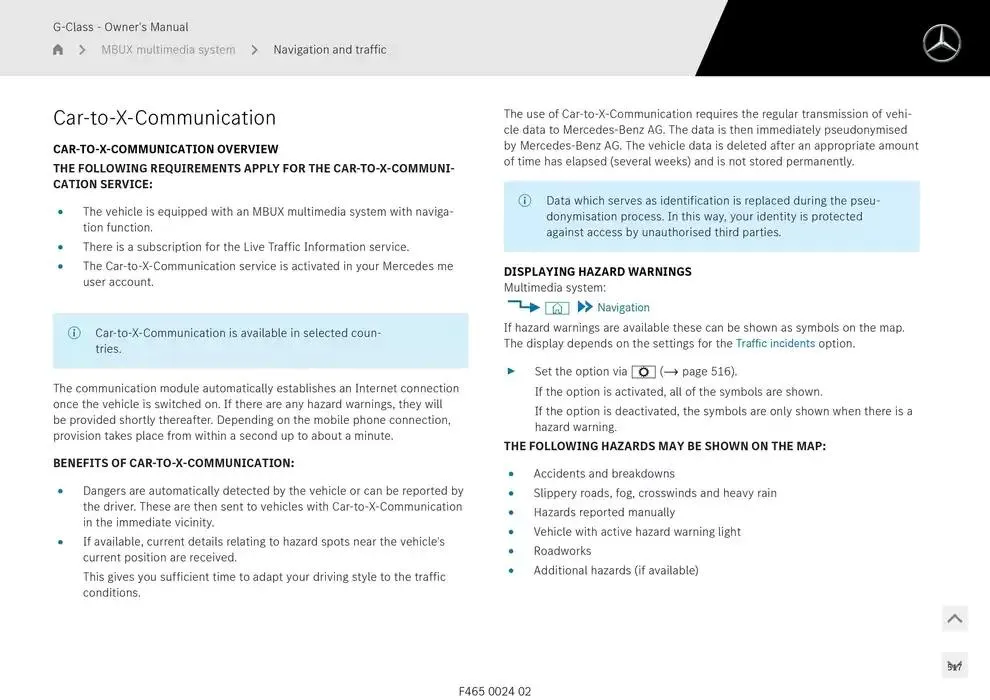 G-Class SUV from 14 January to 30 April 2025 - Offers page 517