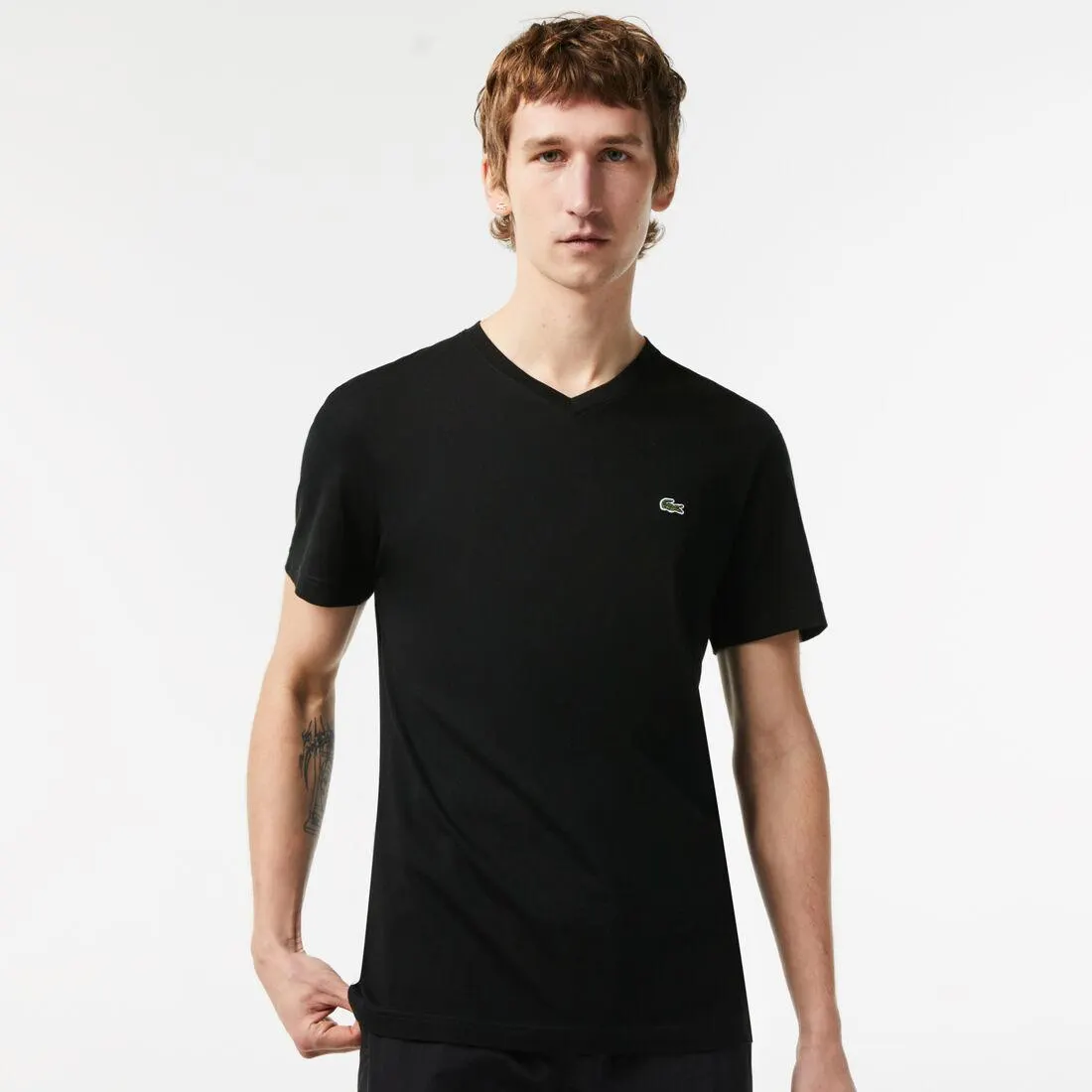 Men's V-neck Cotton T-shirt