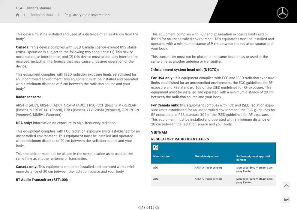 GLA SUV from 14 January to 30 April 2025 - Offers page 809