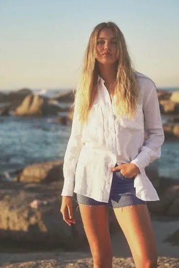 100% Linen Long Sleeve Shirt