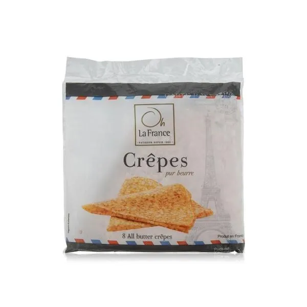 Oh La France all butter crepes plain 200g