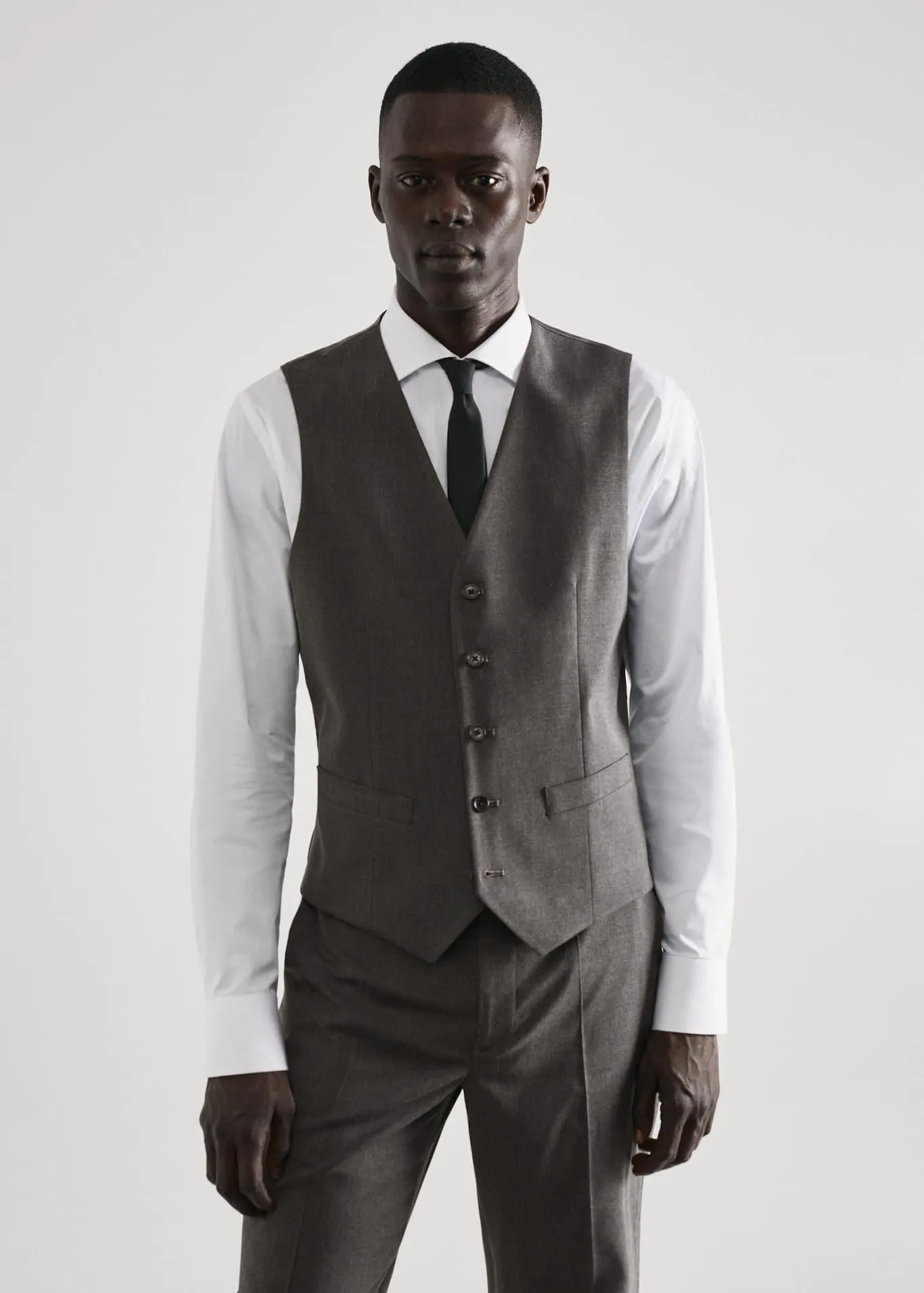 Slim-fit suit waistcoat