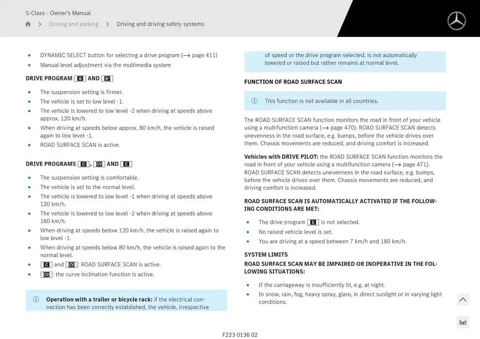 S-Class Saloon Long from 14 January to 30 April 2025 - Offers page 409