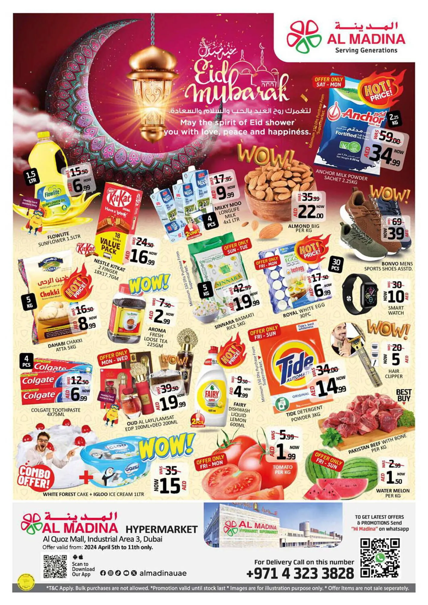 Al Madina Hypermarket catalogue from 5 April to 11 April 2024 - Offers page 1