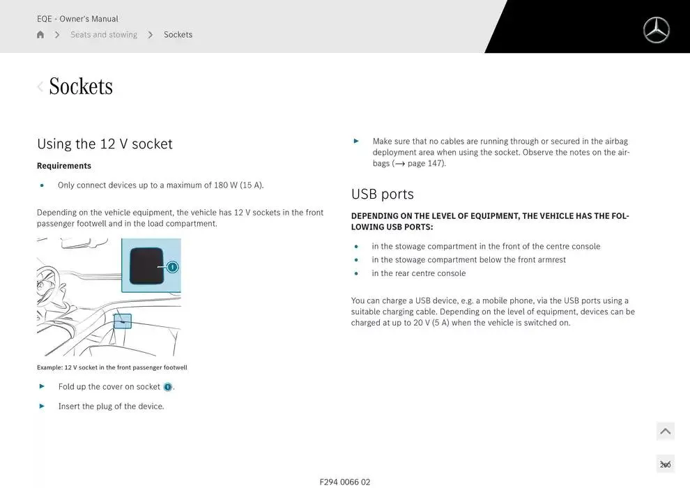 EQE SUV from 14 January to 30 April 2025 - Offers page 260