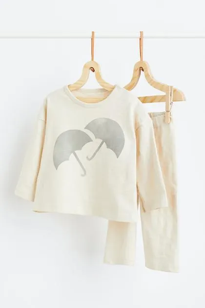 2-piece printed jersey set