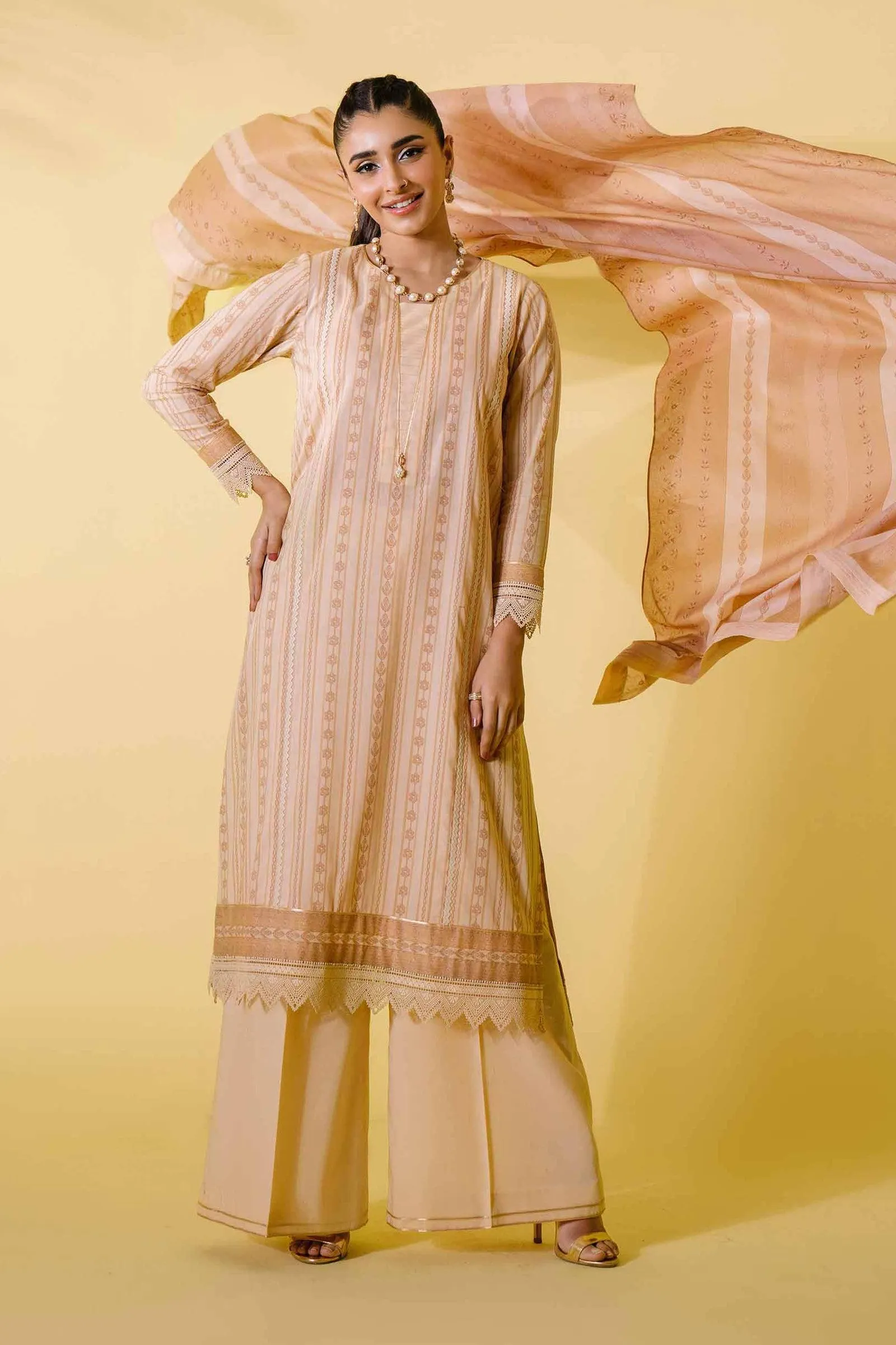 3 Piece - Printed Suit - 42401323