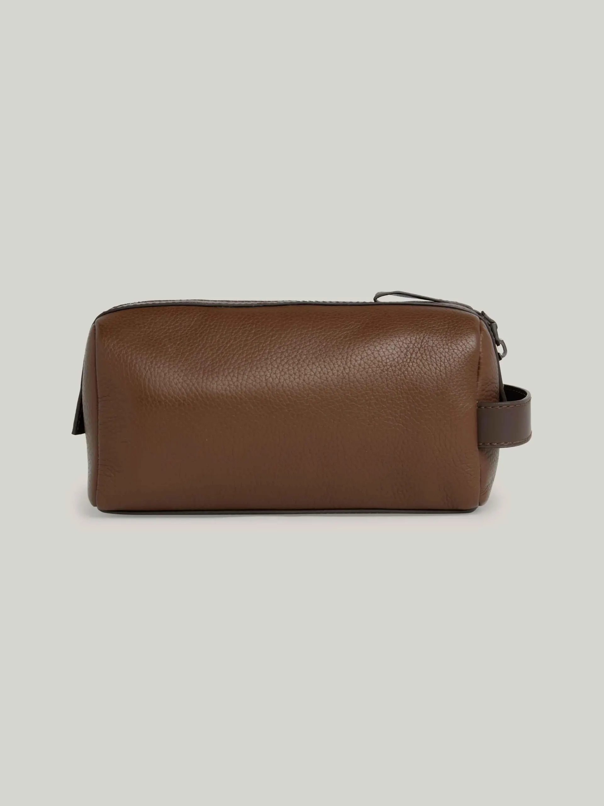Premium Leather Logo Washbag