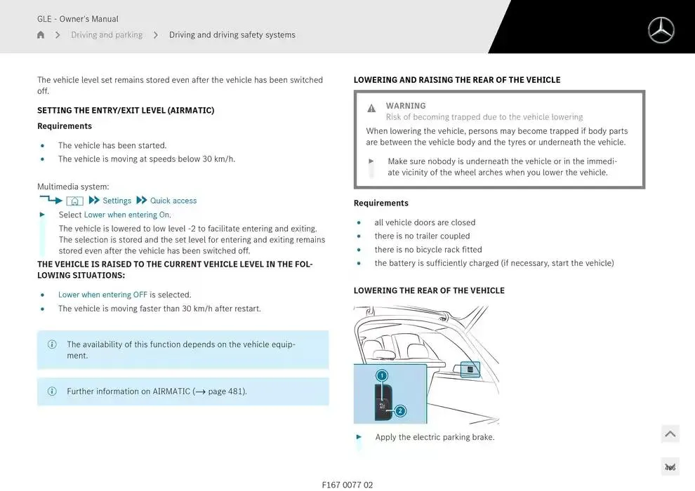 GLE SUV from 14 January to 30 April 2025 - Offers page 486
