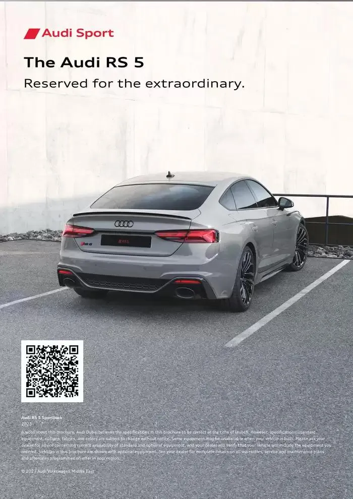 RS 5 Sportback from 21 January to 31 December 2025 - Offers page 5