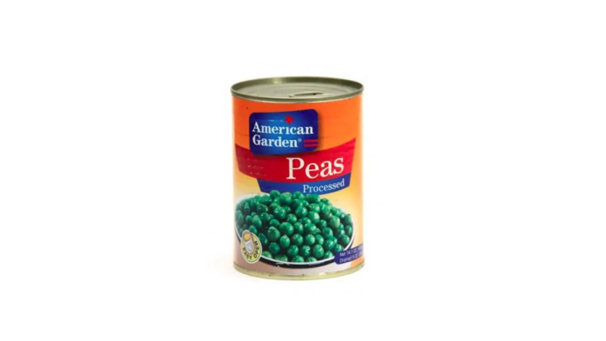 AMERICAN GARDEN BEANS PROCESSED GREEN PEAS 400GM