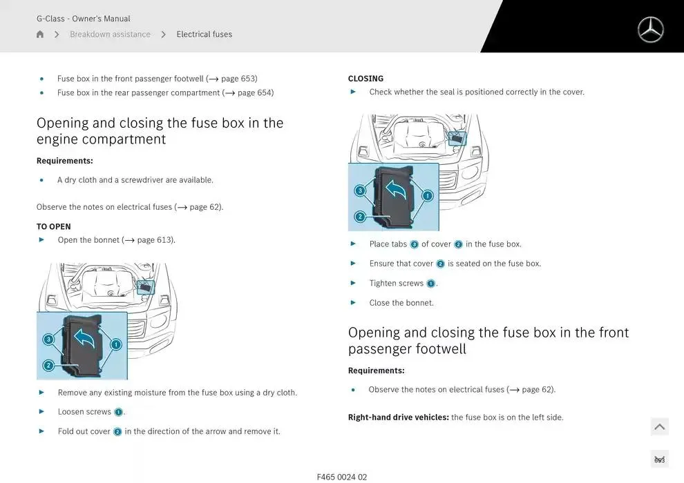 G-Class SUV from 14 January to 30 April 2025 - Offers page 653