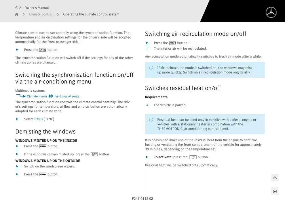 GLA SUV from 14 January to 30 April 2025 - Offers page 293