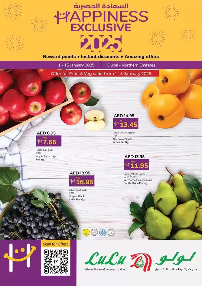 Happiness Exclusive! DXB from 3 January to 15 January 2025 - Offers page 1